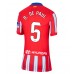 Atletico Madrid Rodrigo De Paul #5 Hjemmedrakt Dame 2024-25 Korte ermer